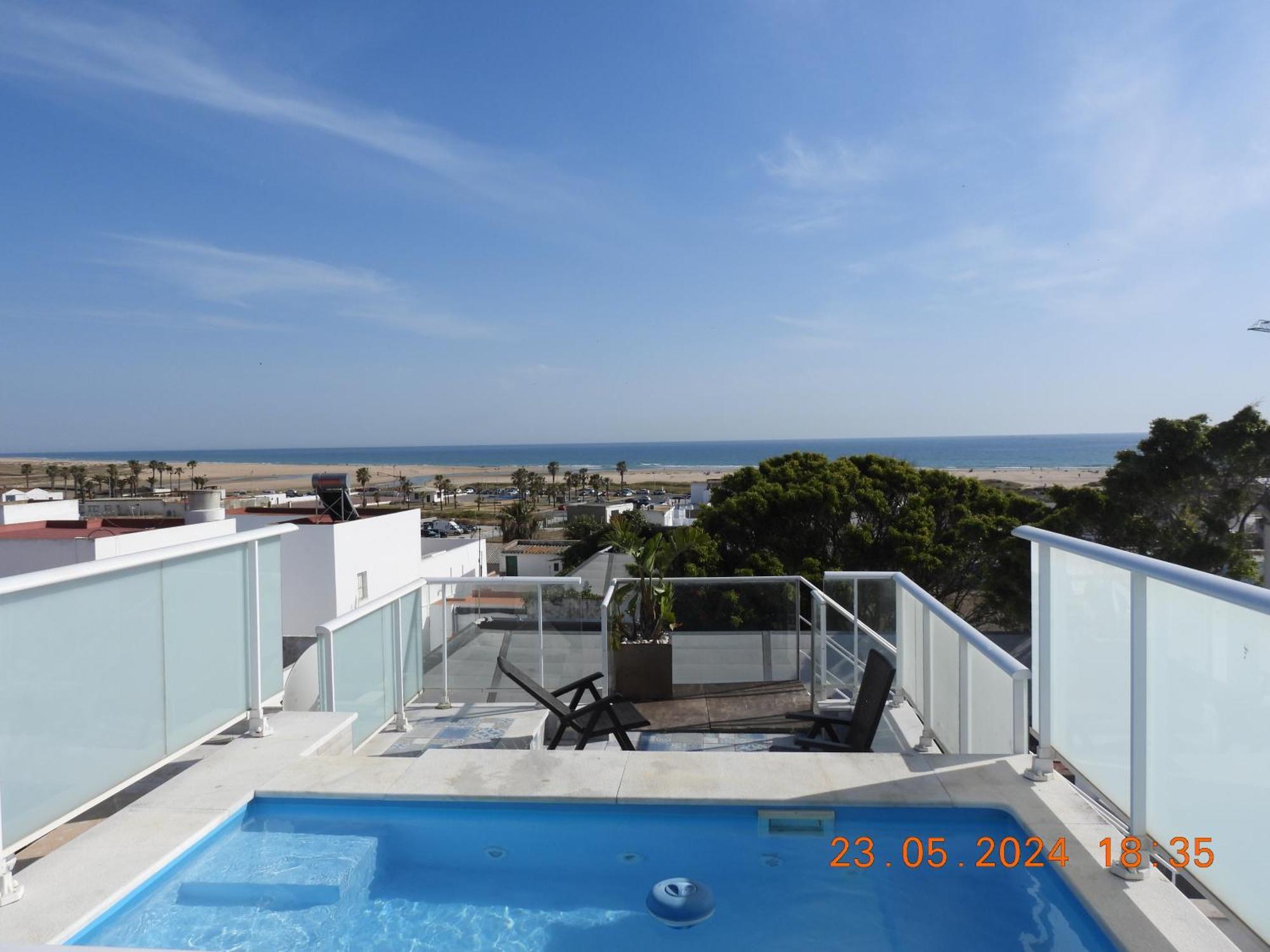 Apartmán Aba Penthouse, Piscina&Azotea Privada Conil De La Frontera Exteriér fotografie